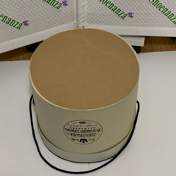 Vintage Goorin Bros Cardboard Hat Box Storage Container Paper Heritage Line - Picture 7 of 11